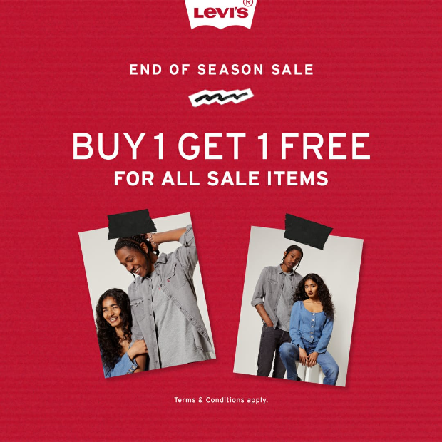 Levis buy 1 shop get 1 free